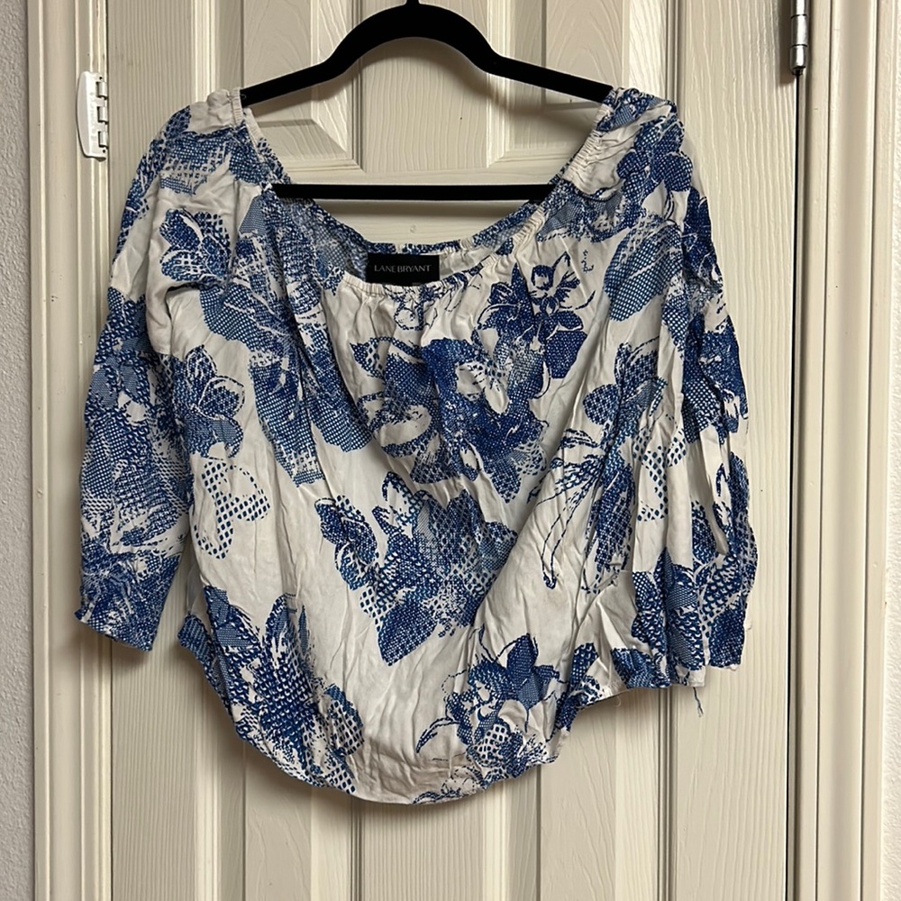 Off shoulder crop top Lane Bryant 14/16. New without tags